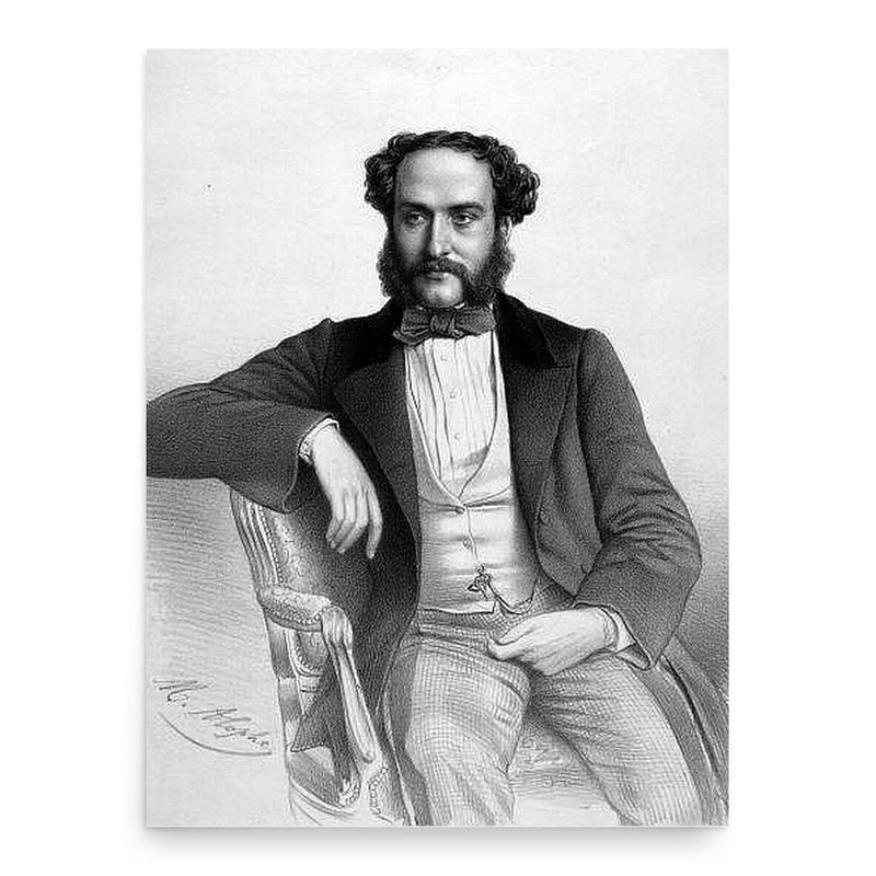 Georges Mathias poster print, in size 18x24 inches.