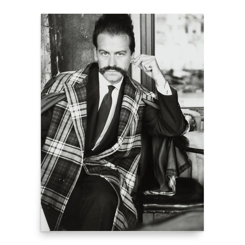 Georges Mathieu poster print, in size 18x24 inches.