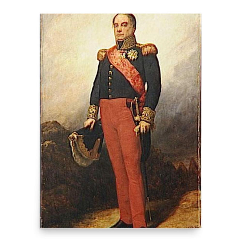 Georges Mouton poster print, in size 18x24 inches.