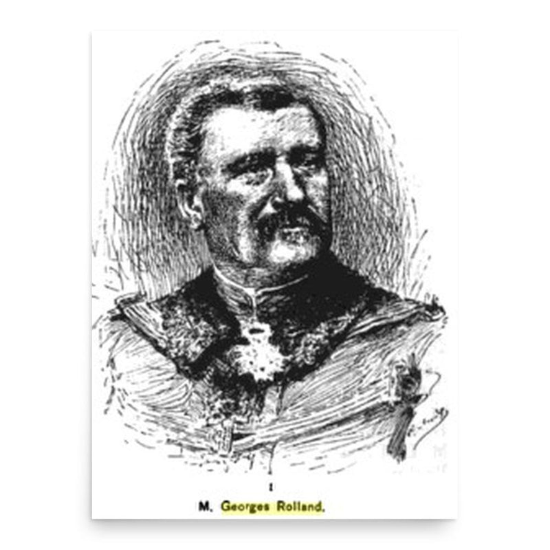 Georges Rolland poster print, in size 18x24 inches.