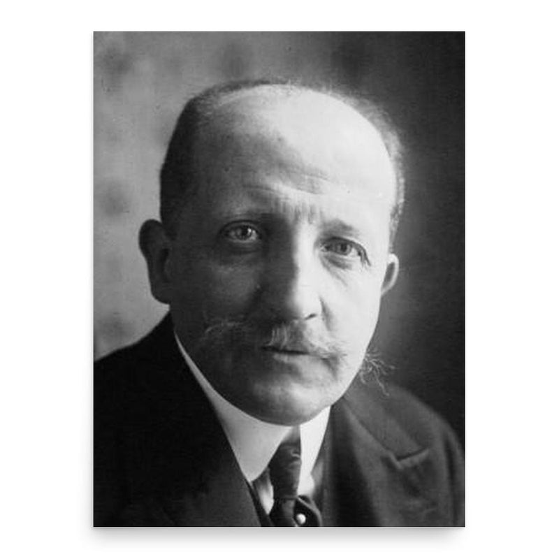 Georges Theunis poster print, in size 18x24 inches.