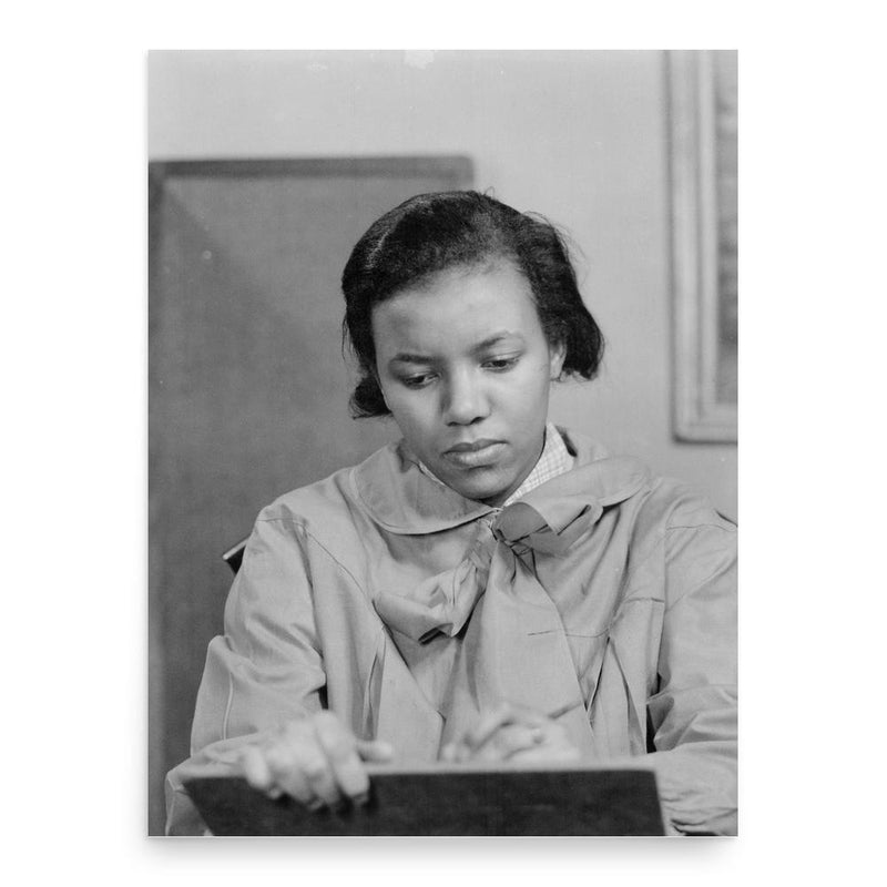 Georgette Seabrooke poster print, in size 18x24 inches.