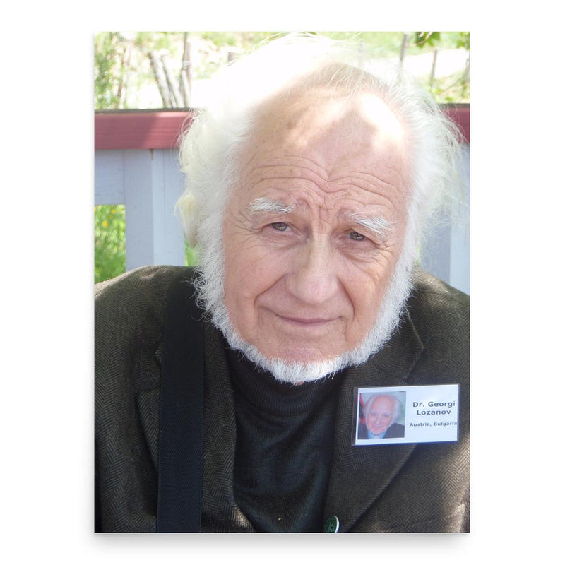 Georgi Lozanov poster print, in size 18x24 inches.