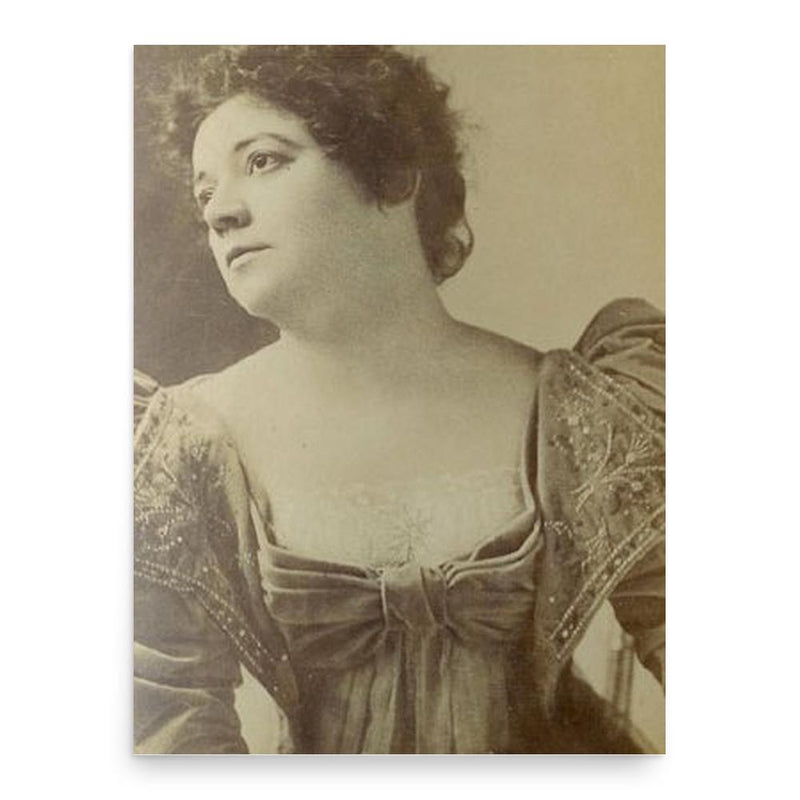 Georgia Cayvan poster print, in size 18x24 inches.