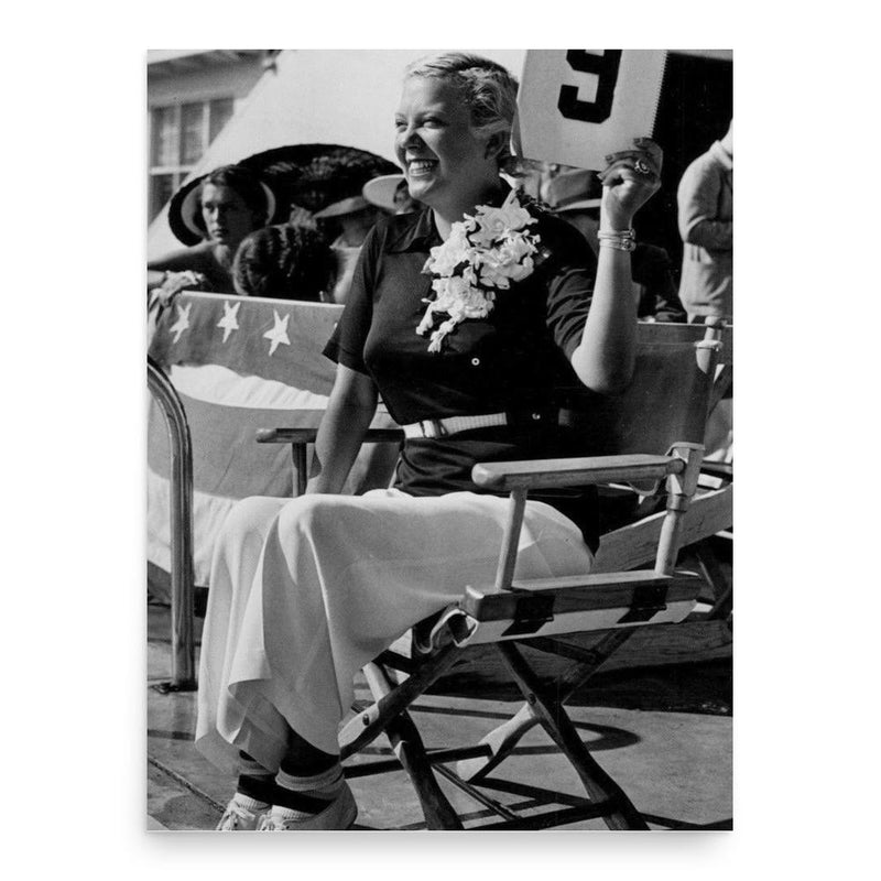 Georgia Coleman poster print, in size 18x24 inches.