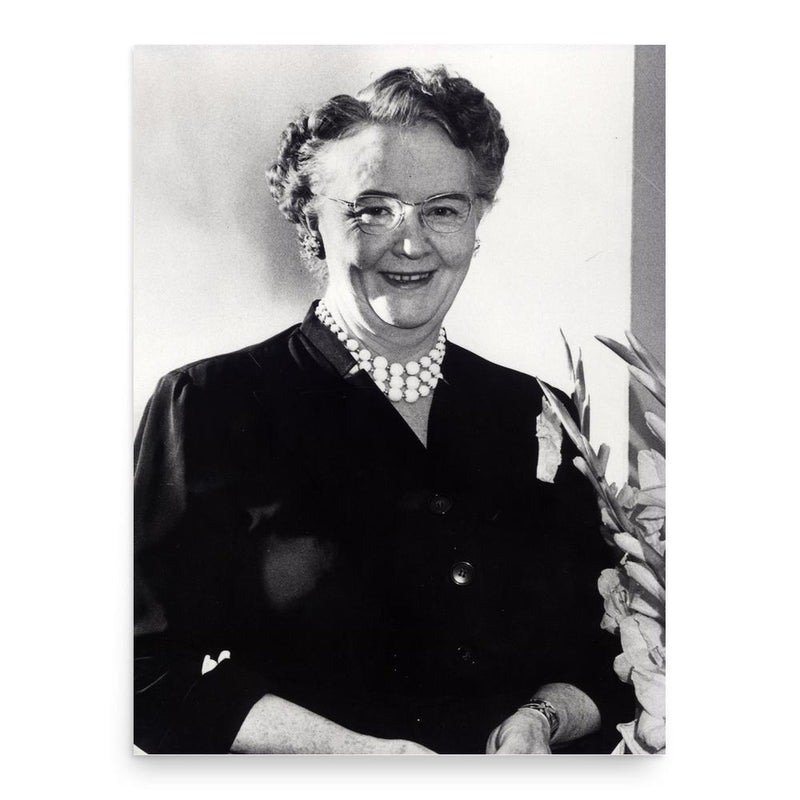 Georgia Lee Lusk poster print, in size 18x24 inches.