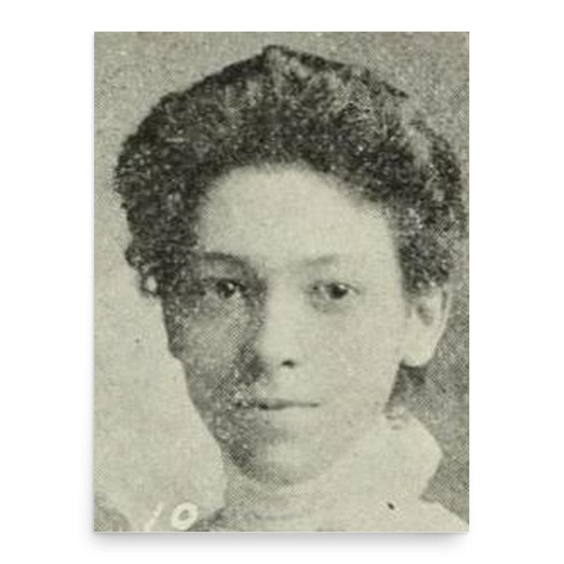 Georgia Mabel DeBaptiste poster print, in size 18x24 inches.