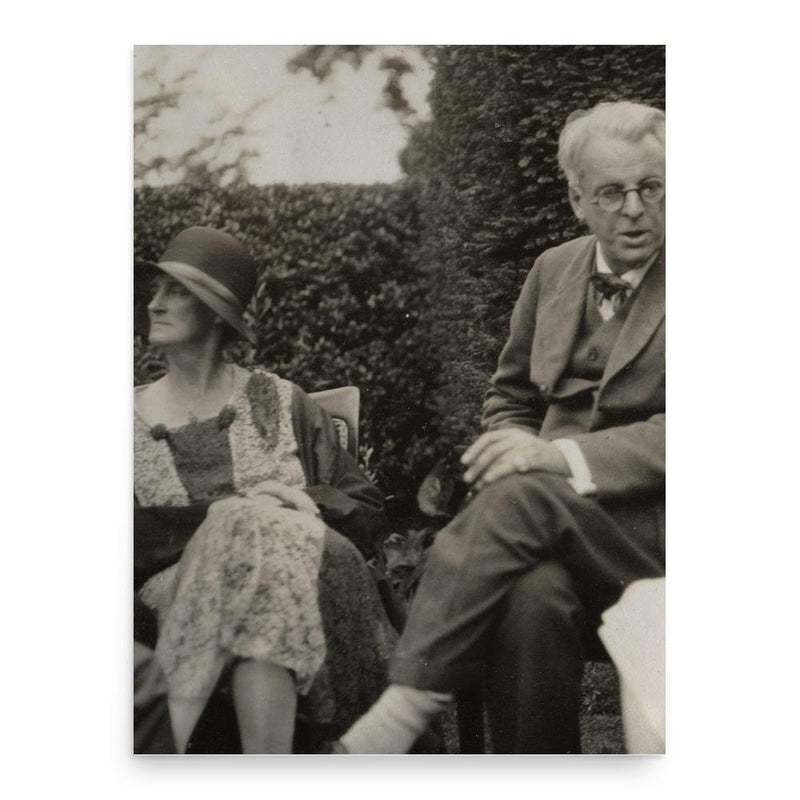 Georgie Hyde-Lees poster print, in size 18x24 inches.