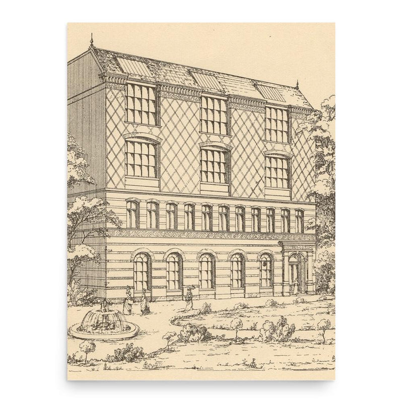 Georgina Archer poster print, in size 18x24 inches.