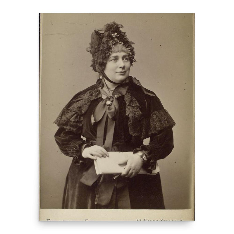 Georgina Weldon poster print, in size 18x24 inches.