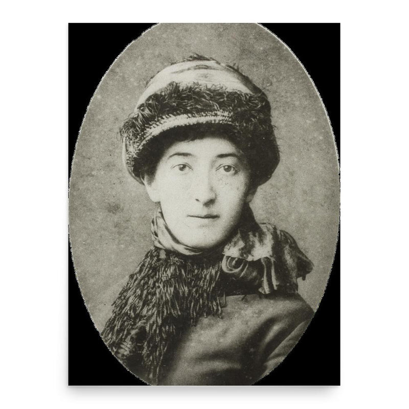 Georgine Schwartze poster print, in size 18x24 inches.