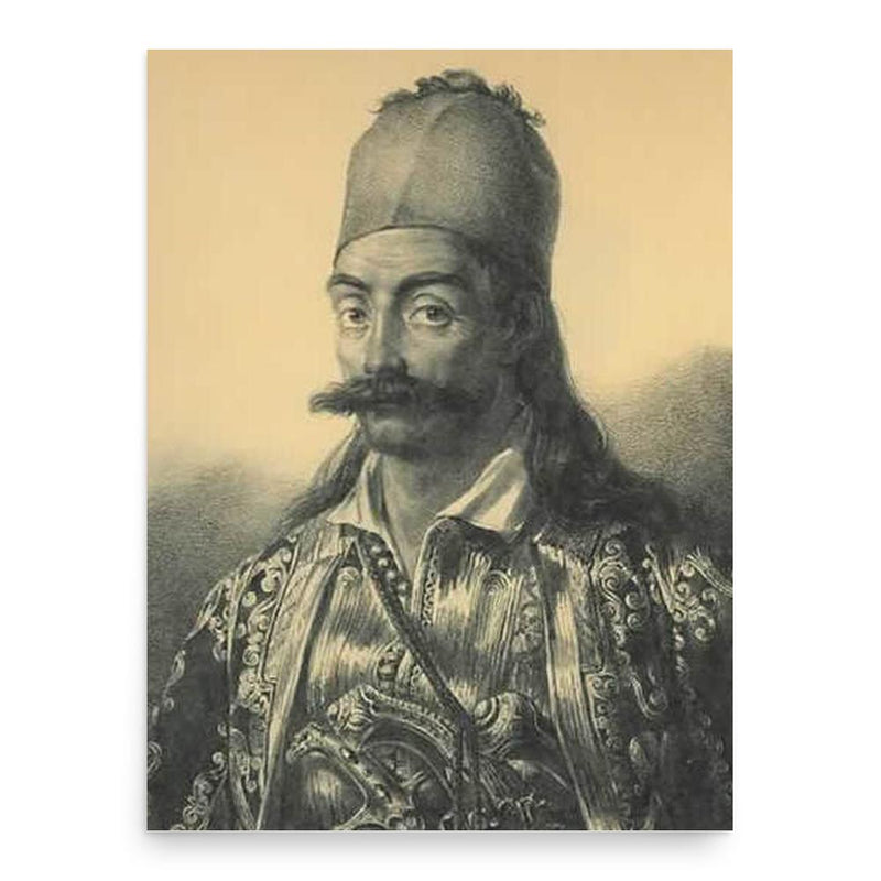 Georgios Karaiskakis poster print, in size 18x24 inches.