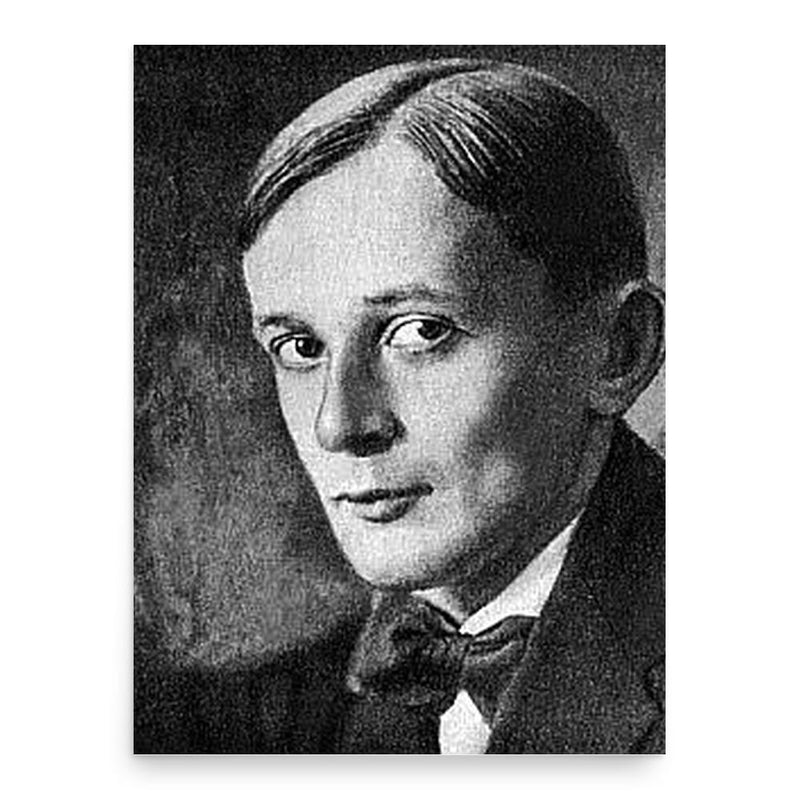 Georgy Adamovich poster print, in size 18x24 inches.