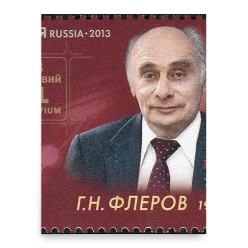 Georgy Flyorov poster print, in size 18x24 inches.