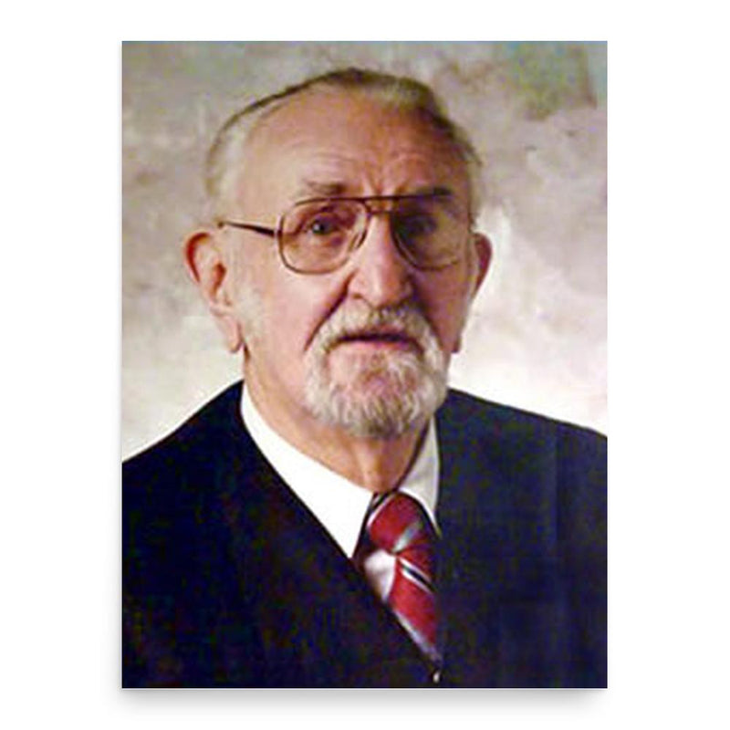 Gerald Joseph Weber poster print, in size 18x24 inches.