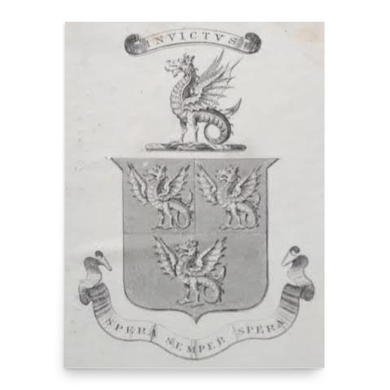 Gerald Loxley poster print, in size 18x24 inches.