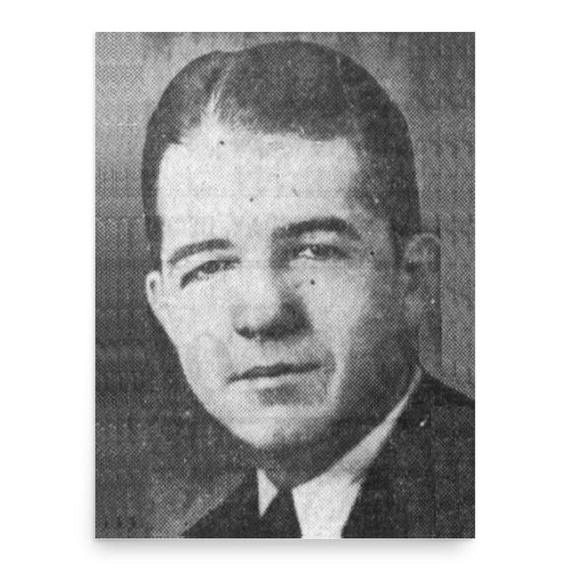 Gerald Mann poster print, in size 18x24 inches.