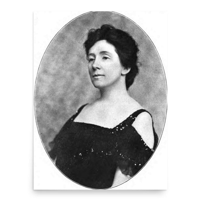 Geraldine Bonner poster print, in size 18x24 inches.