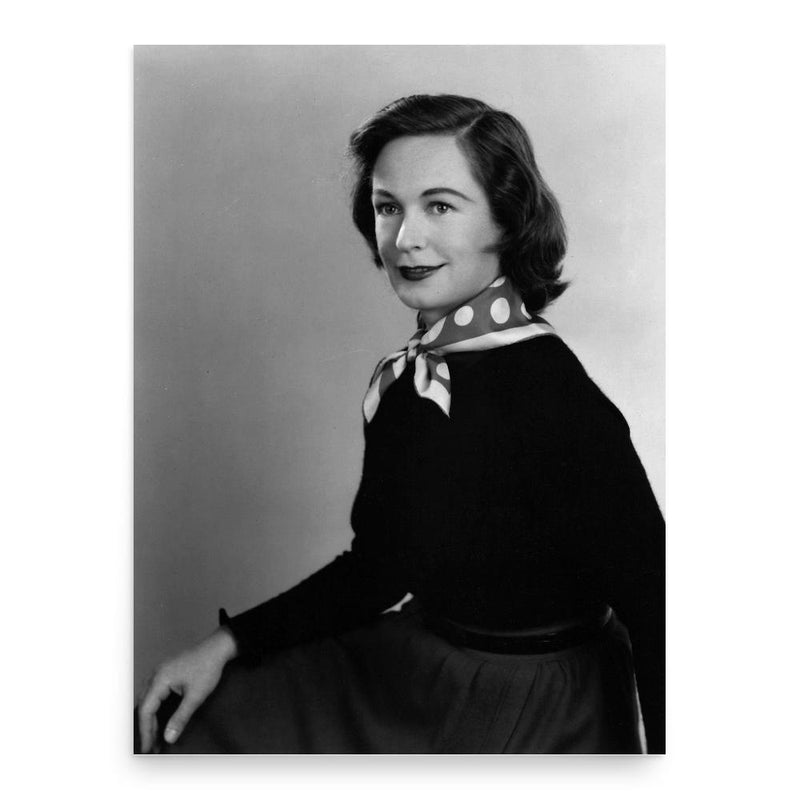 Geraldine Fitzgerald poster print, in size 18x24 inches.