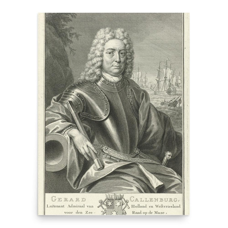 Gerard Callenburgh poster print, in size 18x24 inches.