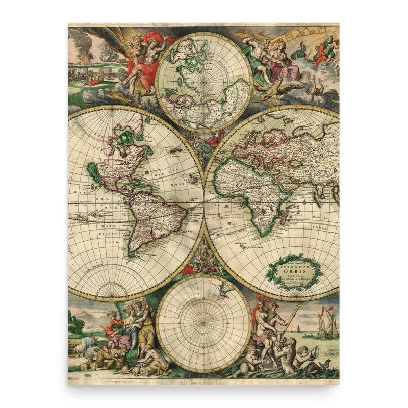 Gerard van Schagen poster print, in size 18x24 inches.