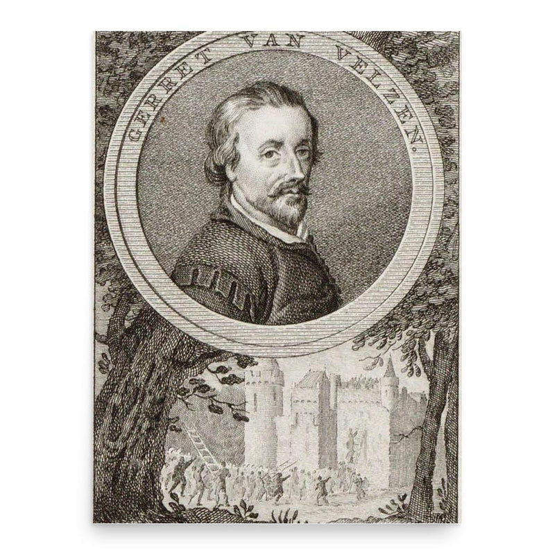 Gerard van Velsen poster print, in size 18x24 inches.