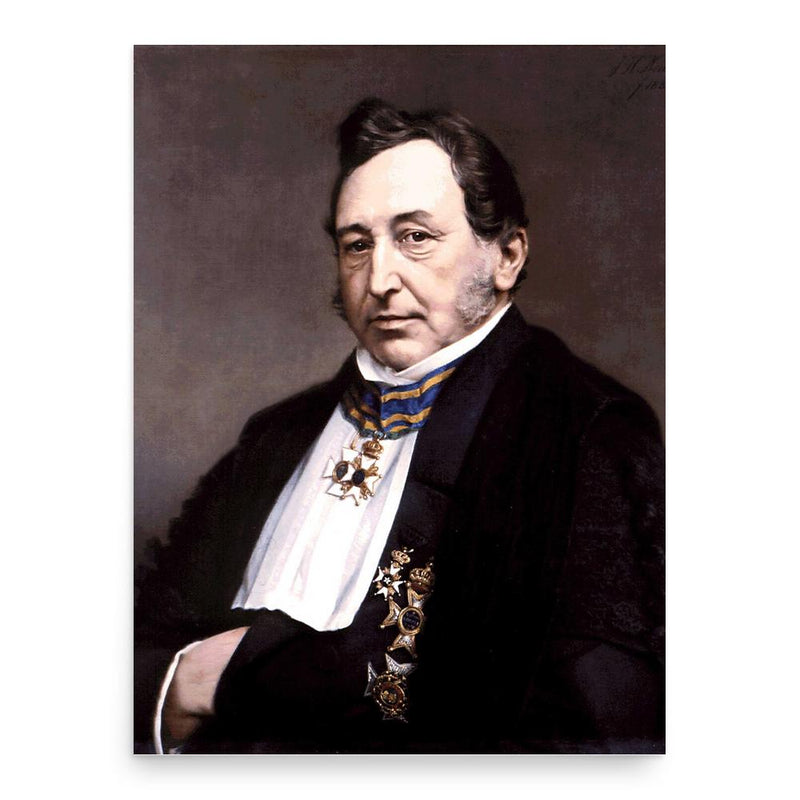 Gerardus Johannes Mulder poster print, in size 18x24 inches.