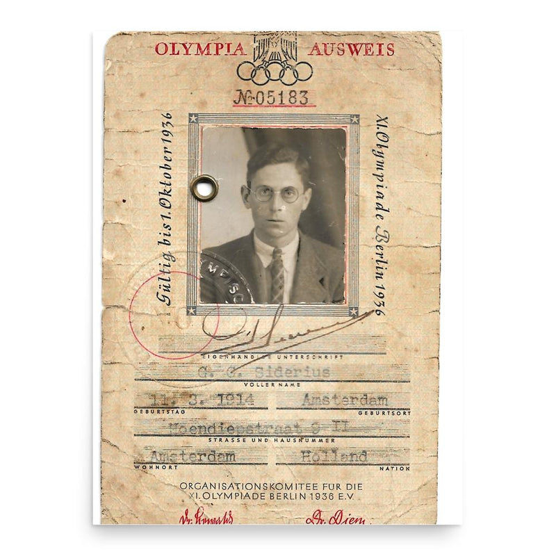 Gerardus Siderius poster print, in size 18x24 inches.