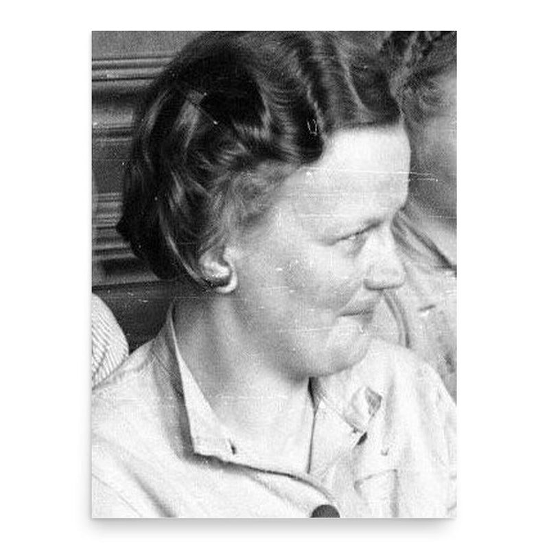 Gerda Steinhoff poster print, in size 18x24 inches.