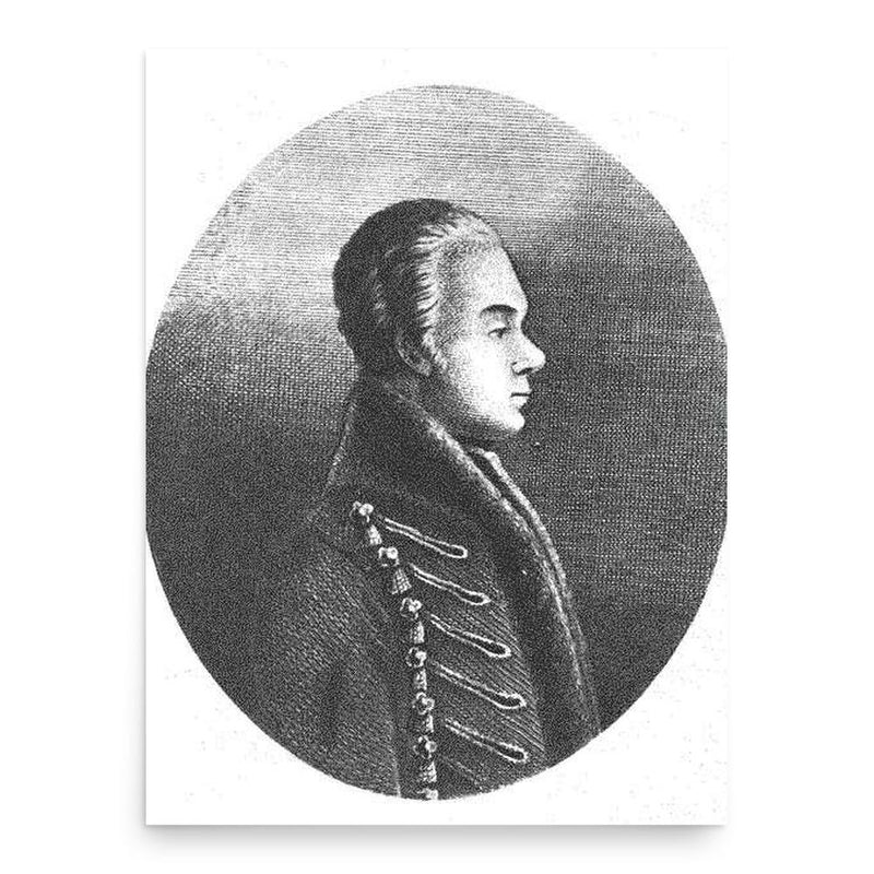 Gergely Berzeviczy poster print, in size 18x24 inches.