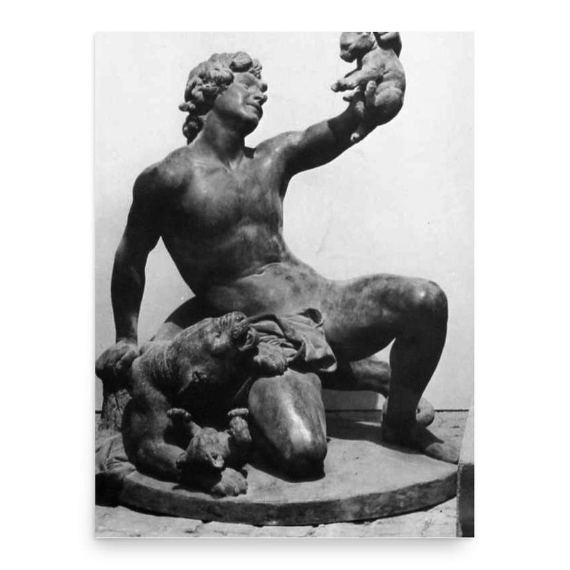 Gerhard Janensch poster print, in size 18x24 inches.