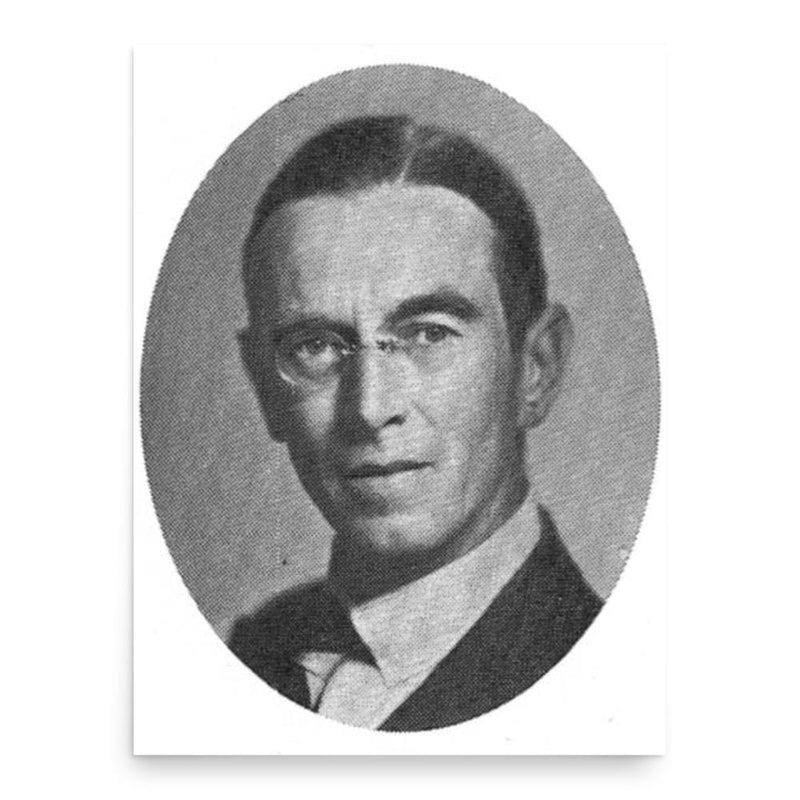 Gerhard Lindblom poster print, in size 18x24 inches.