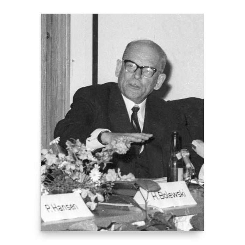 Gerhard Weisser poster print, in size 18x24 inches.