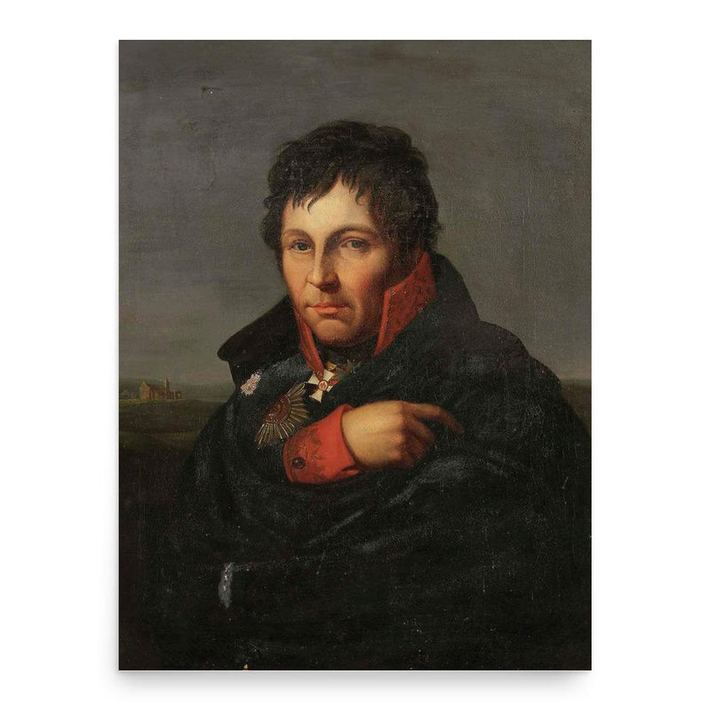 Gerhard von Scharnhorst poster print, in size 18x24 inches.