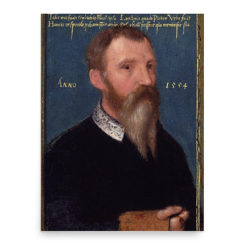 Gerlach Flicke poster print, in size 18x24 inches.