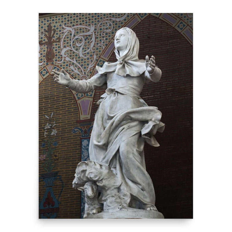 Germaine Cousin poster print, in size 18x24 inches.