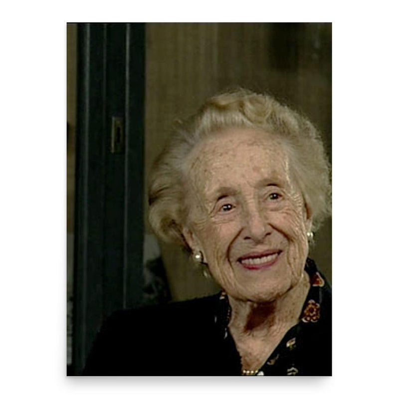 Germaine Dieterlen poster print, in size 18x24 inches.