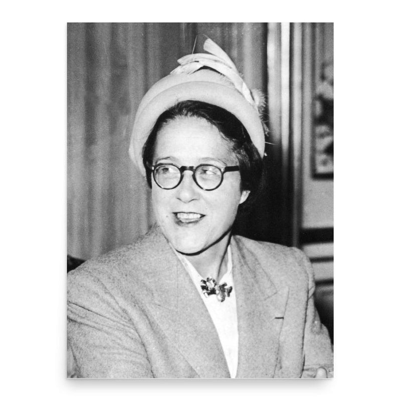 Germaine Poinso-Chapuis poster print, in size 18x24 inches.