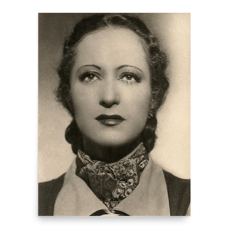 Germana Paolieri poster print, in size 18x24 inches.