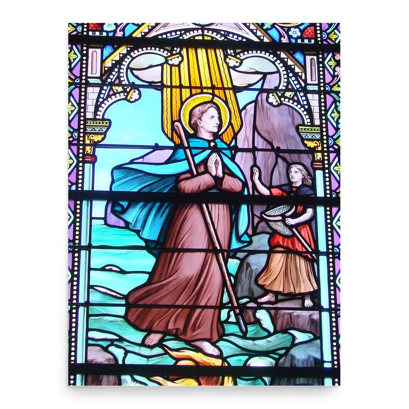 Germanus of Normandy poster print, in size 18x24 inches.