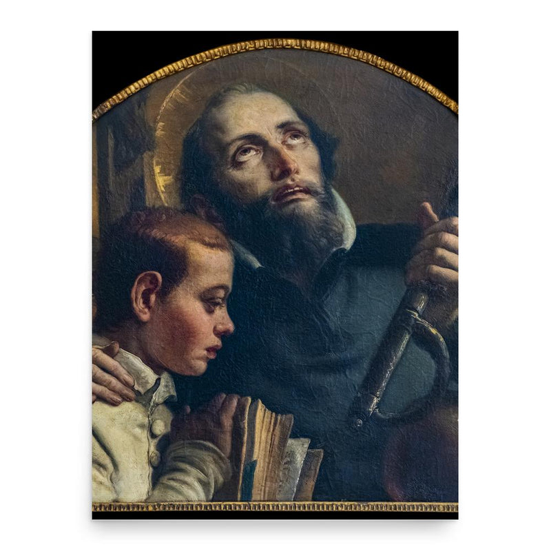 Gerolamo Emiliani poster print, in size 18x24 inches.