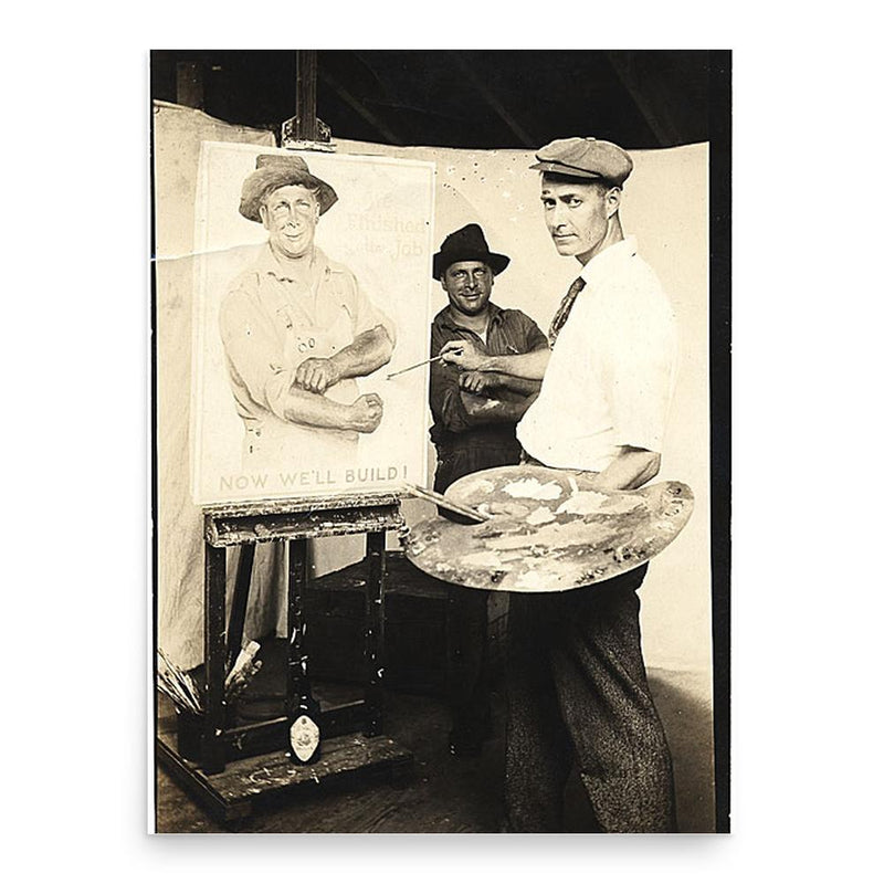 Gerrit Beneker poster print, in size 18x24 inches.