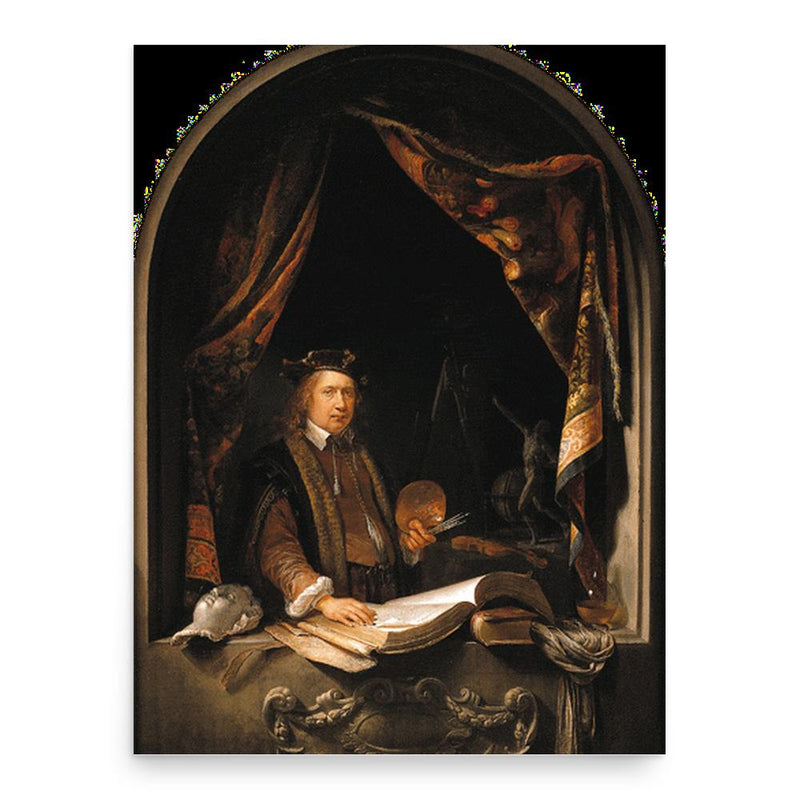 Gerrit Dou poster print, in size 18x24 inches.