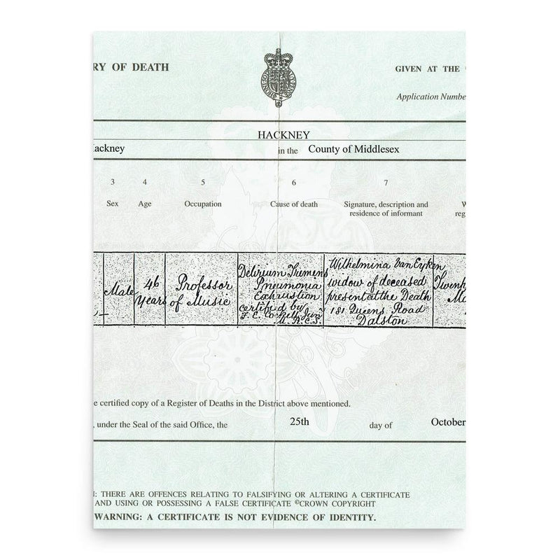 Gerrit Jan van Eijken poster print, in size 18x24 inches.