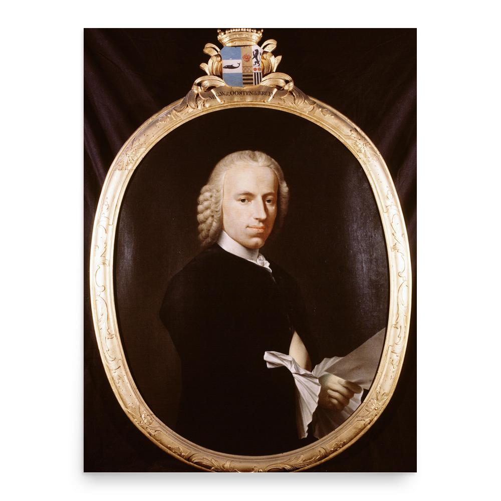 Gerrit Willem van Oosten de Bruyn poster print, in size 18x24 inches.