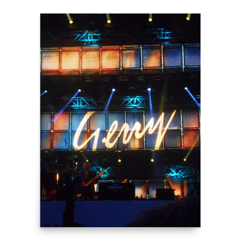 Gerry Boulet poster print, in size 18x24 inches.