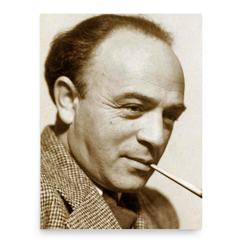 Gershon Agron poster print, in size 18x24 inches.