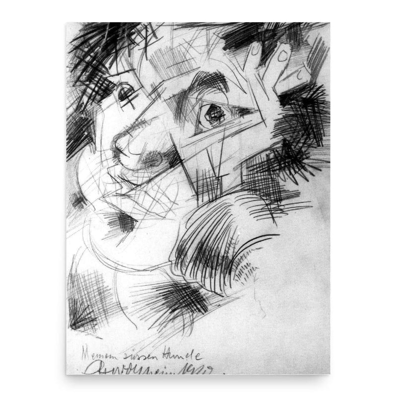 Gert Heinrich Wollheim poster print, in size 18x24 inches.