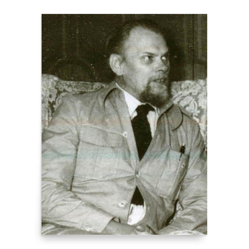 Gert Petersen poster print, in size 18x24 inches.