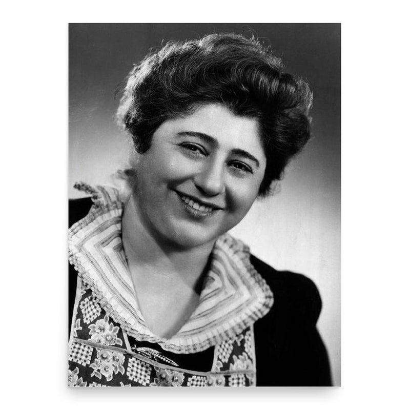 Gertrude Berg poster print, in size 18x24 inches.